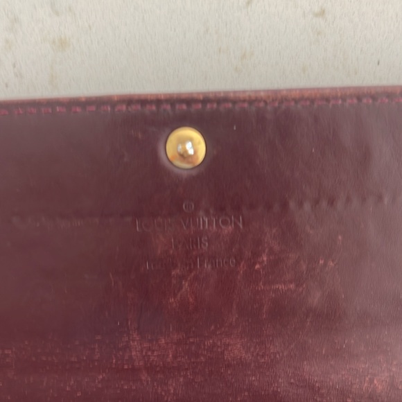 Louis Vuitton Vernis Sarah Wallet Rouge - Picture 6 of 11